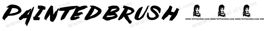 PaintedBrush字体转换
