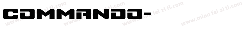 Commando字体转换