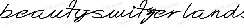 beautyswitzerlandsan字体转换