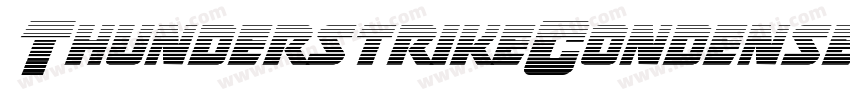 ThunderstrikeCondensed字体转换