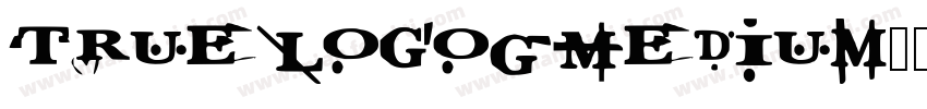 TrueLogoG-Medium字体转换