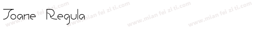 Joane-Regula字体转换