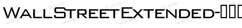 WallStreetExtended字体转换