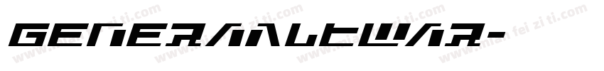 GeneraAltWar字体转换