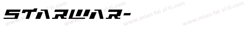 STARWAR字体转换