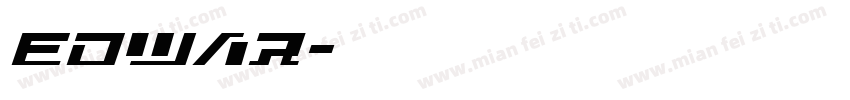 edwar字体转换