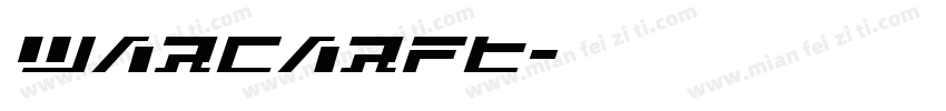 warcarft字体转换