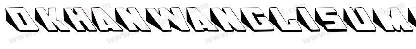 okHanWangLiSuMediu字体转换