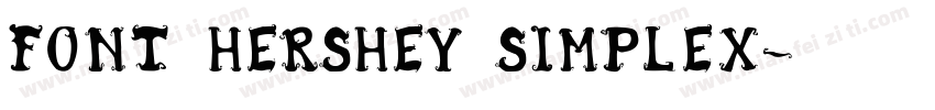 FONT_HERSHEY_SIMPLEX字体转换