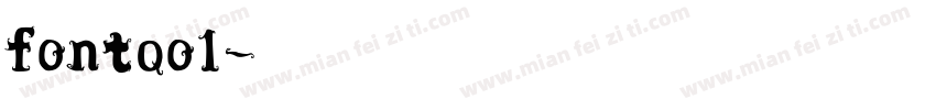fontqo1字体转换