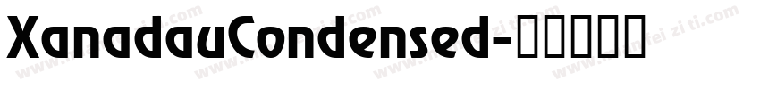 XanadauCondensed字体转换