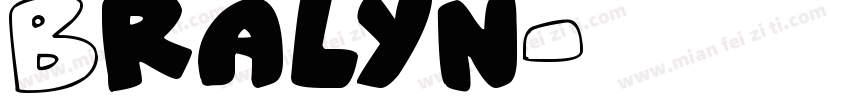 Bralyn字体转换