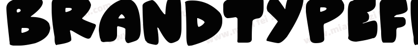brandtypefreedemo字体转换