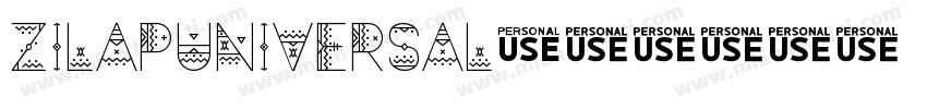 ZilapUniversal字体转换