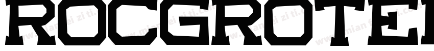 rocgrotek字体转换