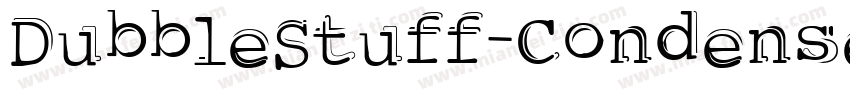 DubbleStuff-Condense字体转换