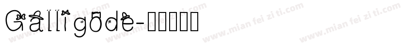 Galligode字体转换