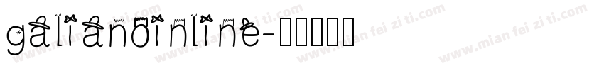 galianoinline字体转换