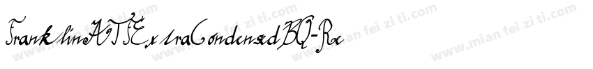 FranklinATFExtraCondensedBQ-Regula字体转换