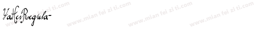 YaHeiRegula字体转换