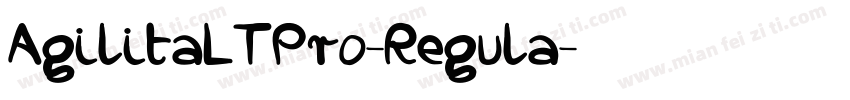 AgilitaLTPro-Regula字体转换