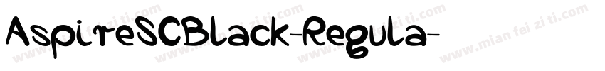 AspireSCBlack-Regula字体转换