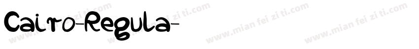 Cairo-Regula字体转换