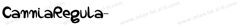 CanniaRegula字体转换