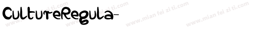 CultureRegula字体转换
