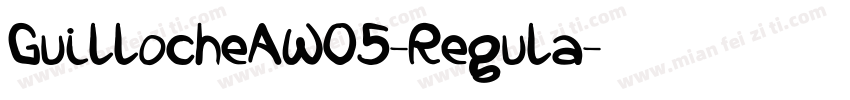 GuillocheAW05-Regula字体转换