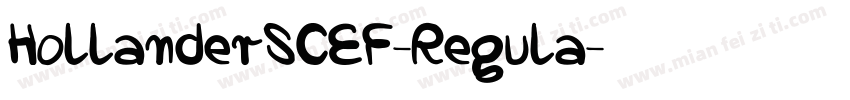 HollanderSCEF-Regula字体转换