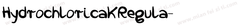 HydrochloricaKRegula字体转换