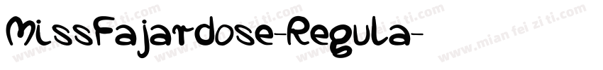 MissFajardose-Regula字体转换