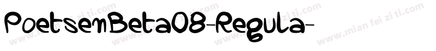 PoetsenBeta08-Regula字体转换