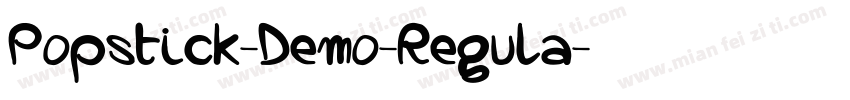 Popstick-Demo-Regula字体转换