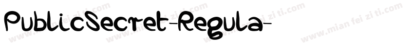 PublicSecret-Regula字体转换