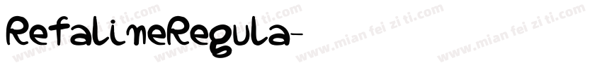 RefalineRegula字体转换