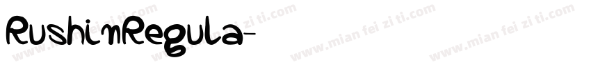 RushinRegula字体转换