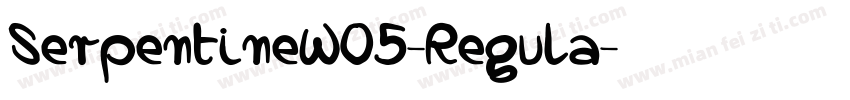 SerpentineW05-Regula字体转换