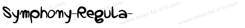 Symphony-Regula字体转换