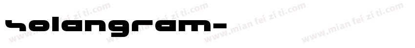 Solangram字体转换