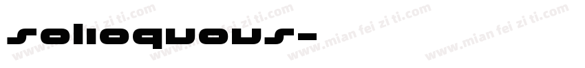 solioquous字体转换