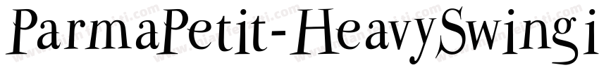 ParmaPetit-HeavySwinging字体转换
