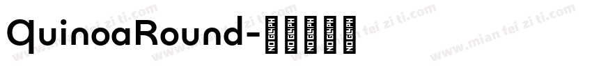 QuinoaRound字体转换