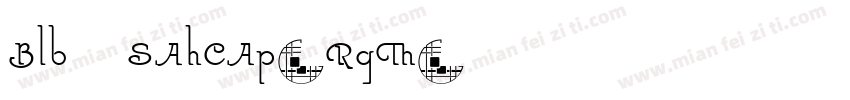 BilboSwashCaps-Regu字体转换