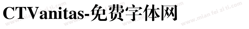 CTVanitas字体转换