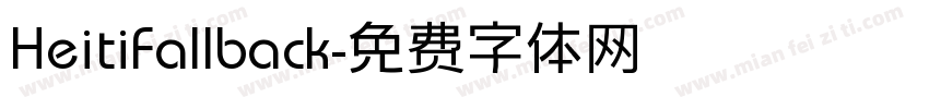HeitiFallback字体转换