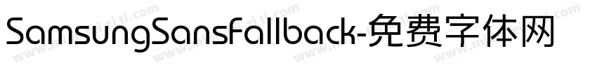 SamsungSansFallback字体转换