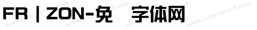 FRⅠZON字体转换