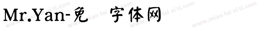 Mr.Yan字体转换